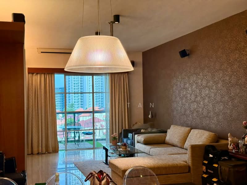 Condominium for Sale at Mont Kiara Aman - Jet Tan - Living Room - PropertyGuru.com.my