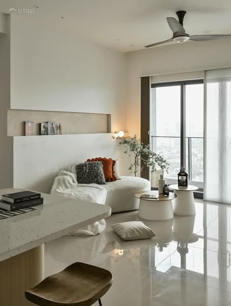 Service Residence for Sale at Megah Rise - Hannah Yeak - Living Room - PropertyGuru.com.my