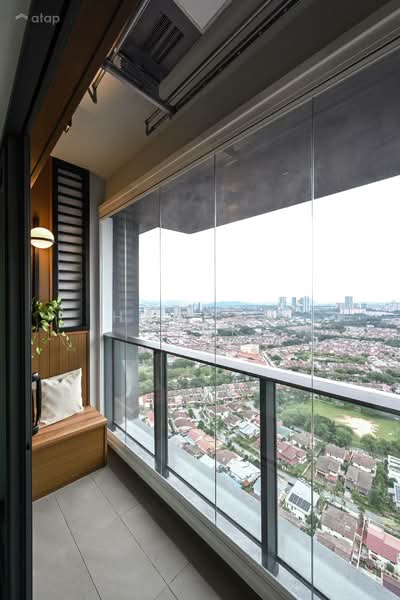 Service Residence for Sale at Megah Rise - Hannah Yeak - Balcony - PropertyGuru.com.my