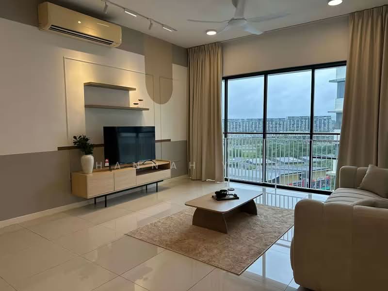 Service Residence for Sale at Megah Rise - Hannah Yeak - Living Room - PropertyGuru.com.my