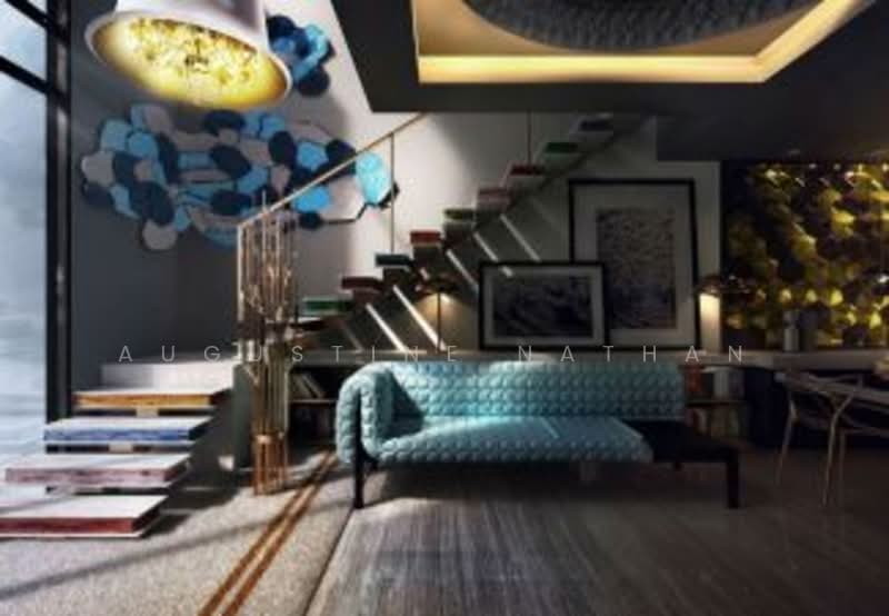 Servis Apartment untuk Dijual di Arte Mont Kiara - Augustine Nathan - Living Room - PropertyGuru.com.my