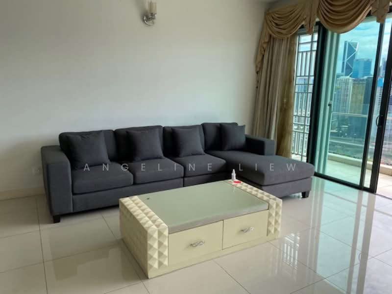 Servis Apartment untuk Disewa di Setia SKY Residences - Angeline LIEW - Living Room - PropertyGuru.com.my