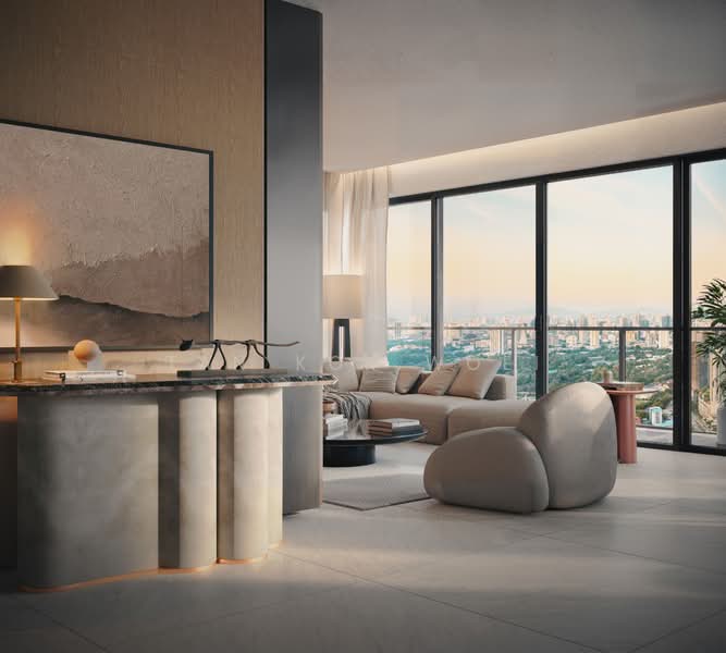 Servis Apartment untuk Dijual di Parkside Residences @ Setia Federal Hill - Tan Kok Woei - Living Room - PropertyGuru.com.my