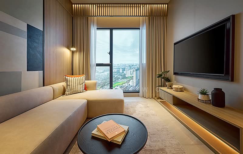 Servis Apartment untuk Dijual di Parkside Residences @ Setia Federal Hill - Tan Kok Woei - Living Room - PropertyGuru.com.my