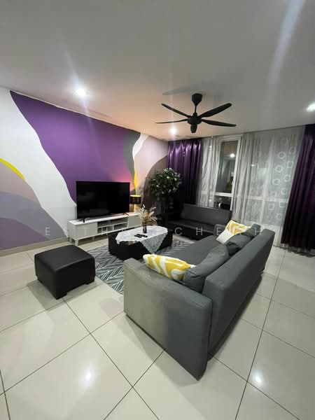 Service Residence for Rent at The Loft @ ZetaPark - Esther Cheah - Living Room - PropertyGuru.com.my