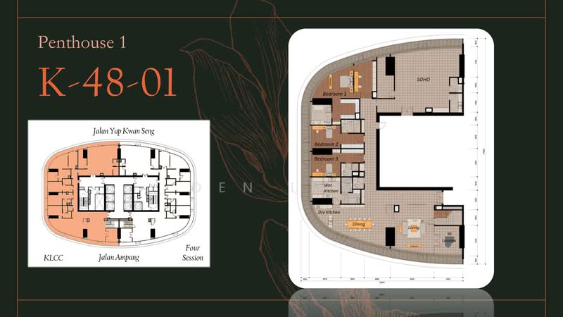 Service Residence for Sale at K Residence @ KLCC - Den Lam - PropertyGuru.com.my