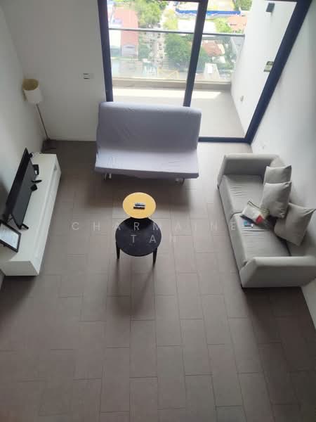 Service Residence for Sale at Establishment Bangsar (Menara Teguh Bangsar) - Charmaine Tan - Living Room - PropertyGuru.com.my
