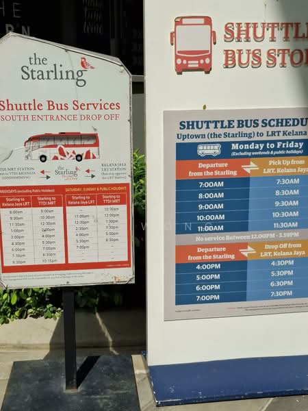 Office for Rent in SS 21, Damansara Utama (Petaling Jaya) - FC Wong - Schedule of Free Shuttle Bus Service - PropertyGuru.com.my