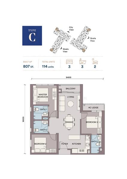 Service Residence for Sale at Skypark Kepler @ Lido Waterfront Boulevard - Max Soh - PropertyGuru.com.my