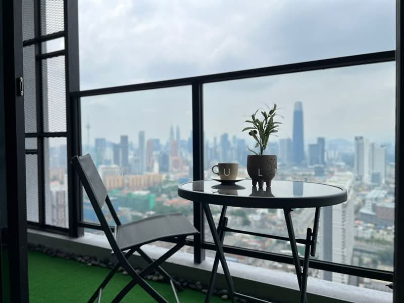 Servis Apartment untuk Disewa di Trion @ KL - Ming Ju Li - Balcony - PropertyGuru.com.my