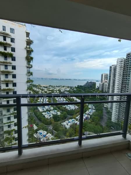 Pangsapuri untuk Disewa di Starview Bay @ Forest City - Japheth Ling - Balcony - PropertyGuru.com.my