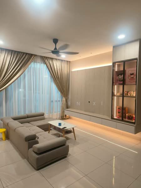Service Residence for Rent at Country Garden Central Park - NG ZEN XI - Living Room - PropertyGuru.com.my