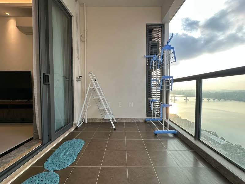 Condominium for Rent at R&F Princess Cove Phase 2-Seine Region - NG ZEN XI - Balcony - PropertyGuru.com.my