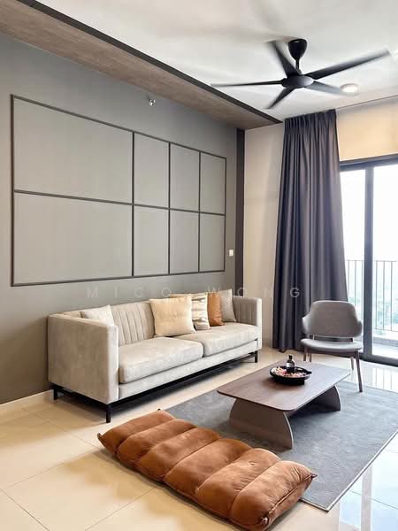 Service Residence for Rent at Sunway Belfield - Mico Wong - Living Room - PropertyGuru.com.my