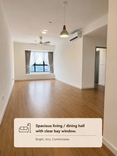 Servis Apartment untuk Disewa di Helix2 @ PJ South - Koo Ying Kang - Living Room - PropertyGuru.com.my