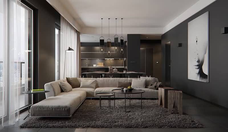 Kondominium untuk Dijual di Bangsar Hill Park - Emily Lim - Living Room - PropertyGuru.com.my