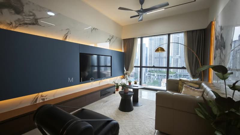 Service Residence for Rent at TRX Residences - Mico Wong - Living Room - PropertyGuru.com.my
