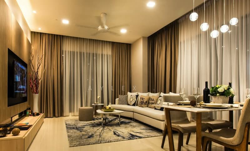 Servis Apartment untuk Dijual di Damansara City Residency (DC Residensi) - Aylex . - Living Room - PropertyGuru.com.my