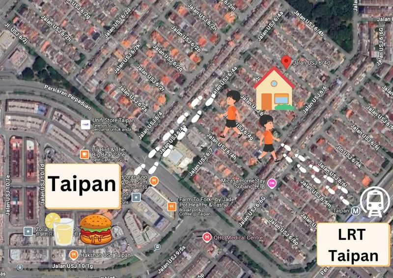 2-storey Terraced House for Rent in Usj 6 (Subang Jaya) - Ryan Sum - PropertyGuru.com.my
