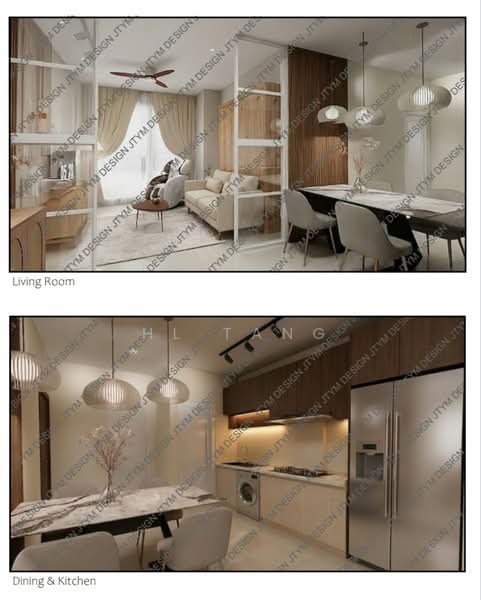 Service Residence for Rent at Edelweiss @ Tropicana Gardens - HL Tang - Living Room - PropertyGuru.com.my