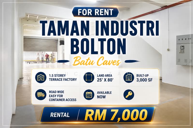Factory for Rent in Batu Caves (Selangor) - Lucas Tan - Interior - PropertyGuru.com.my