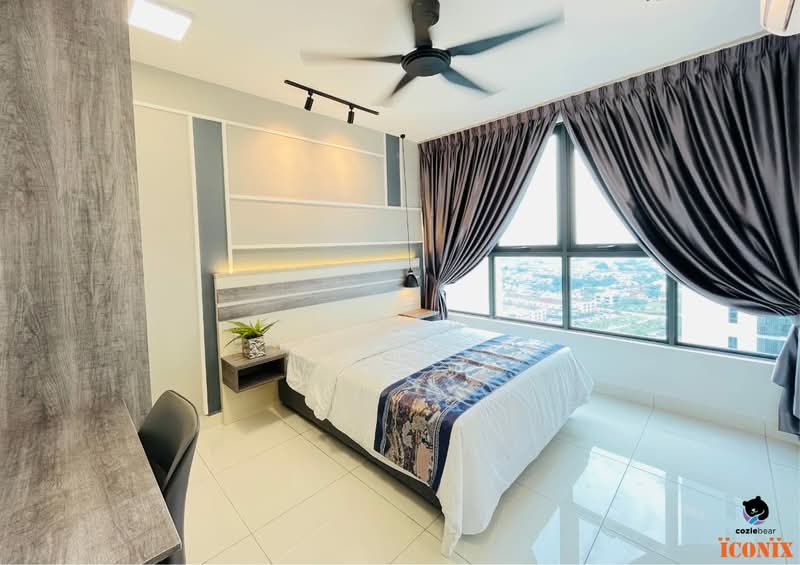 Kondominium untuk Disewa di The New Duo @ Edumetro - HL Tang - Master room - PropertyGuru.com.my
