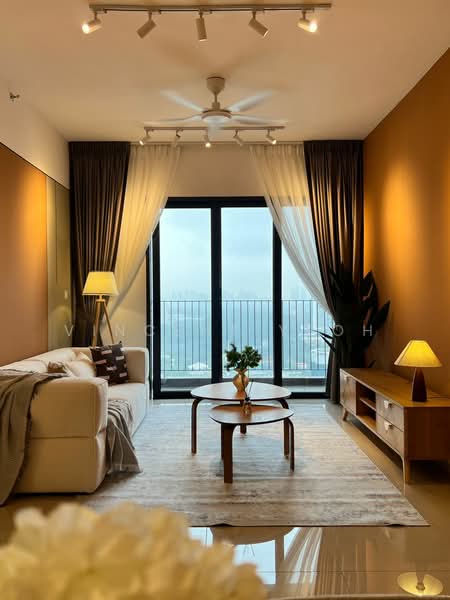 Service Residence for Rent at Sunway Belfield - Vincent Yeoh - Living Room - PropertyGuru.com.my
