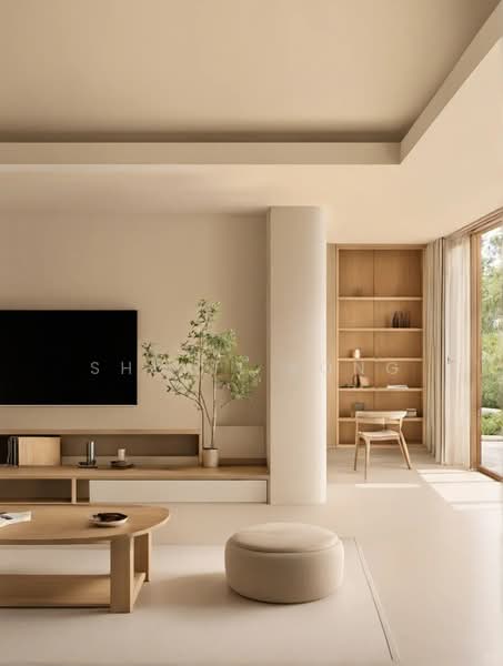 Servis Apartment untuk Dijual di Emerald 9 - Shu Ji Kong - Living Room - PropertyGuru.com.my