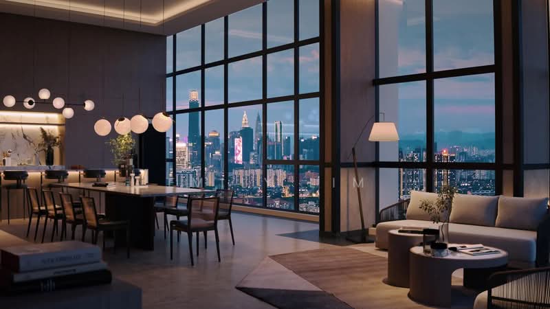 Kondominium untuk Dijual di Levia Residence, Kuala Lumpur - Emily Lim - Living Room - PropertyGuru.com.my