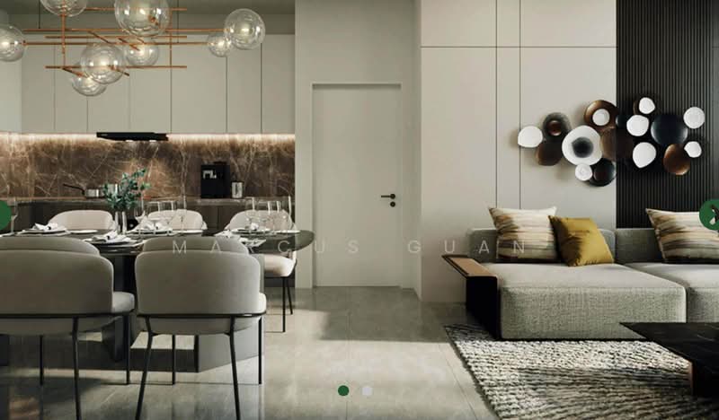 Service Residence for Sale at Jewel by Oxley KLCC - Marcus Guan - Dining Room - PropertyGuru.com.my
