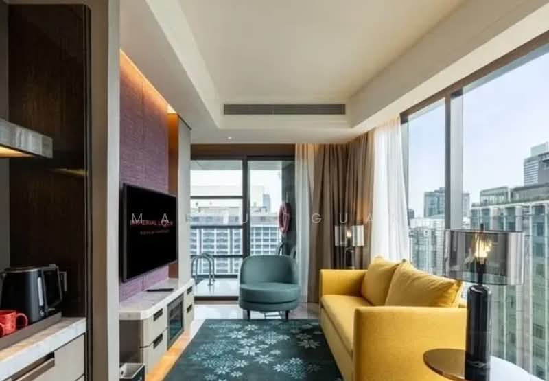 Service Residence for Sale at Imperial Lexis - Marcus Guan - Living Room - PropertyGuru.com.my