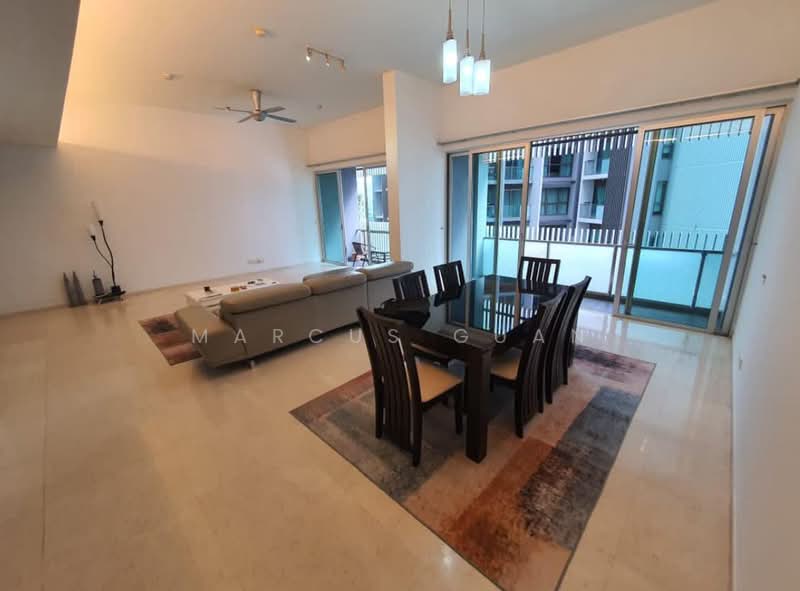 Condominium for Sale at Dua Residency - Marcus Guan - Living Room - PropertyGuru.com.my