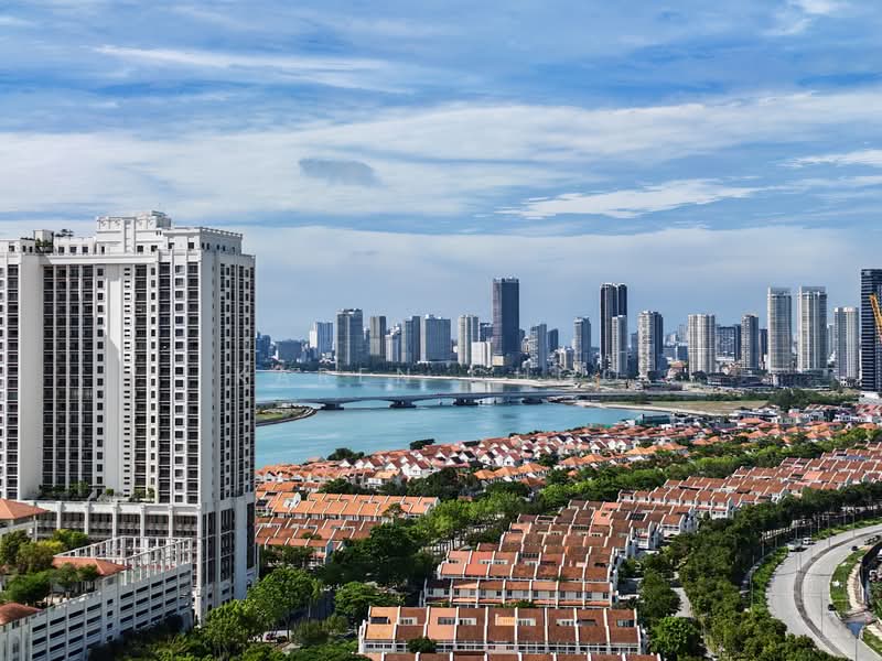 Kondominium untuk Dijual di Quayside Seafront Resort Condominiums - Karen Choo - Viewing from the Master bedroom - PropertyGuru.com.my