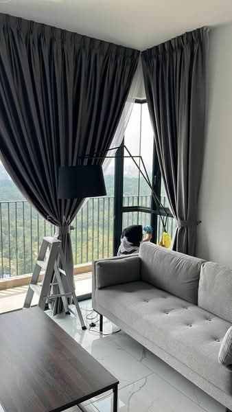 Service Residence for Rent at Cubic Botanical - Emily Tai - Living Room - PropertyGuru.com.my