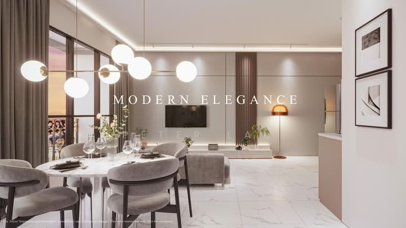 Servis Apartment untuk Dijual di Arte Solaris @ Mont Kiara - Peter Lau - Living Room - PropertyGuru.com.my