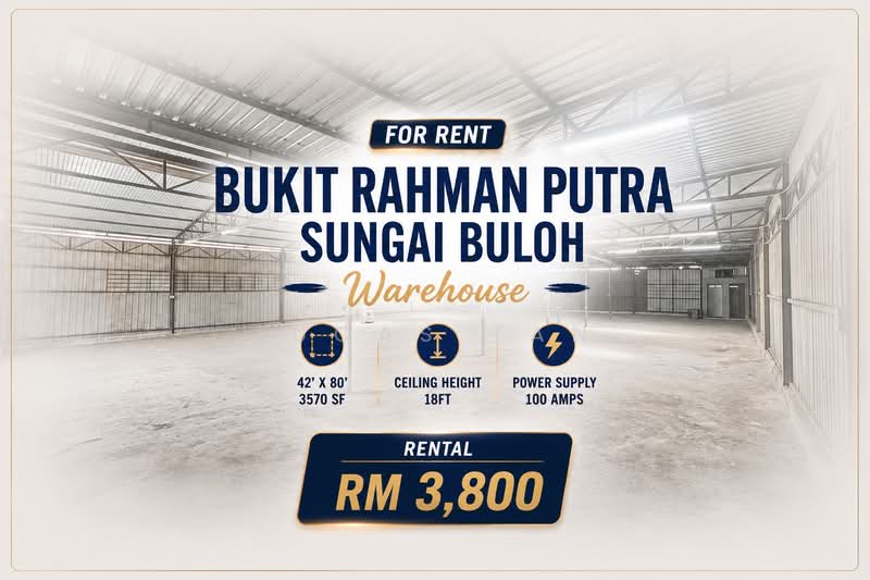 Warehouse for Rent in Bukit Rahman Putra (Sungai Buloh) - Lucas Tan - Interior - PropertyGuru.com.my