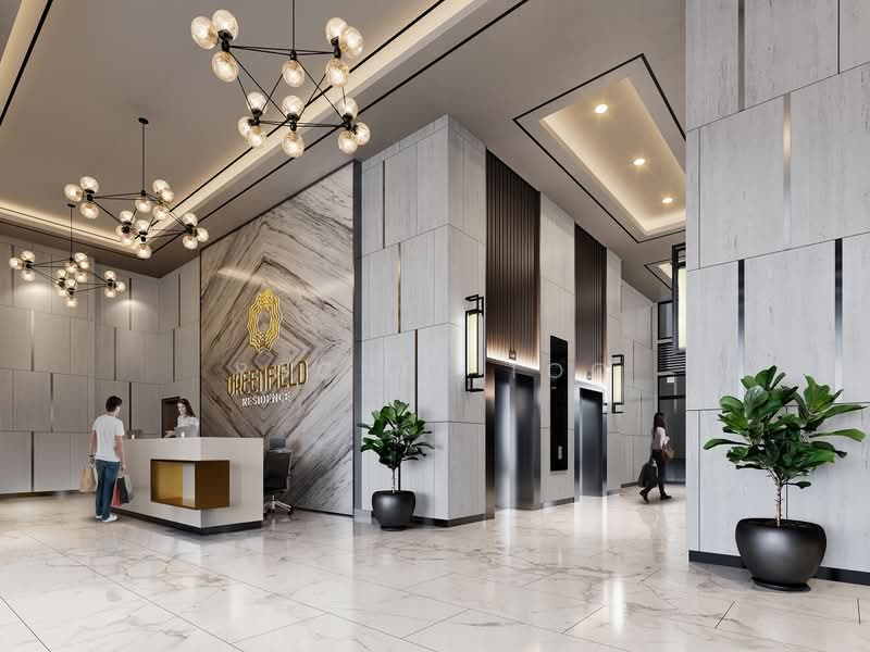 Servis Apartment untuk Disewa di Greenfield Residence - Rachel Too - Lobby - PropertyGuru.com.my