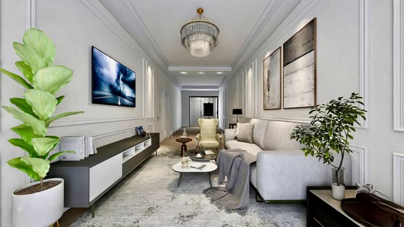 Kondominium untuk Dijual di Tangen Residences - Sam Chiw - Living Room - PropertyGuru.com.my