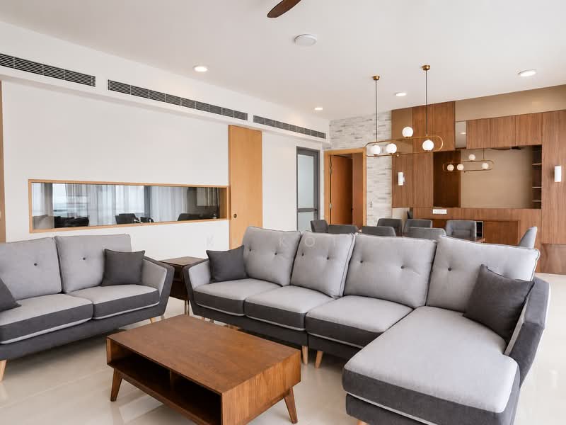 Service Residence for Sale at Southern Marina Residences - KK Koh - Living Room - PropertyGuru.com.my