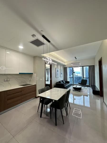 Service Residence for Rent at Core Residence @ TRX - Aden Tai - Living Room - PropertyGuru.com.my