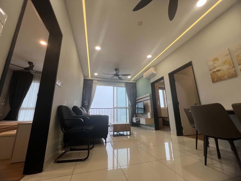 Servis Apartment untuk Disewa di Pinnacle Sri Petaling - Jessica Lip - Living Room - PropertyGuru.com.my
