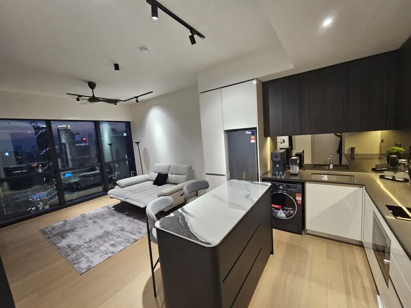 Service Residence for Rent at TRX Residences - Jenn Chiew - Living Room - PropertyGuru.com.my
