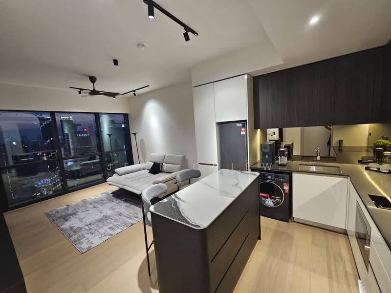 Service Residence for Rent at TRX Residences - Jenn Chiew - Living Room - PropertyGuru.com.my