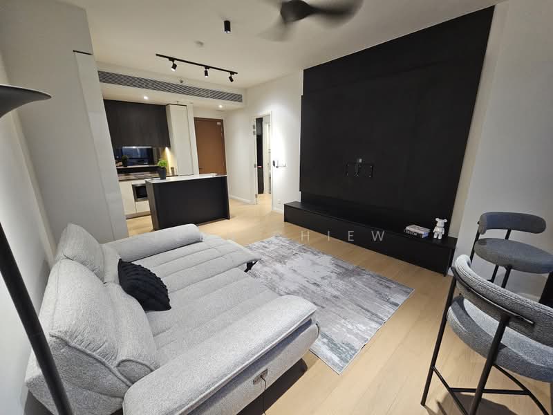 Service Residence for Rent at TRX Residences - Jenn Chiew - Living Room - PropertyGuru.com.my