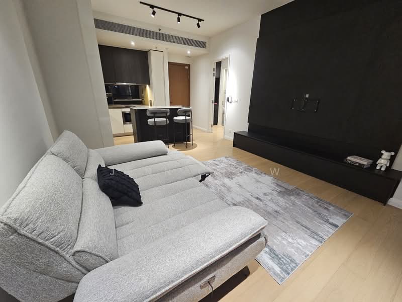 Service Residence for Rent at TRX Residences - Jenn Chiew - Living Room - PropertyGuru.com.my