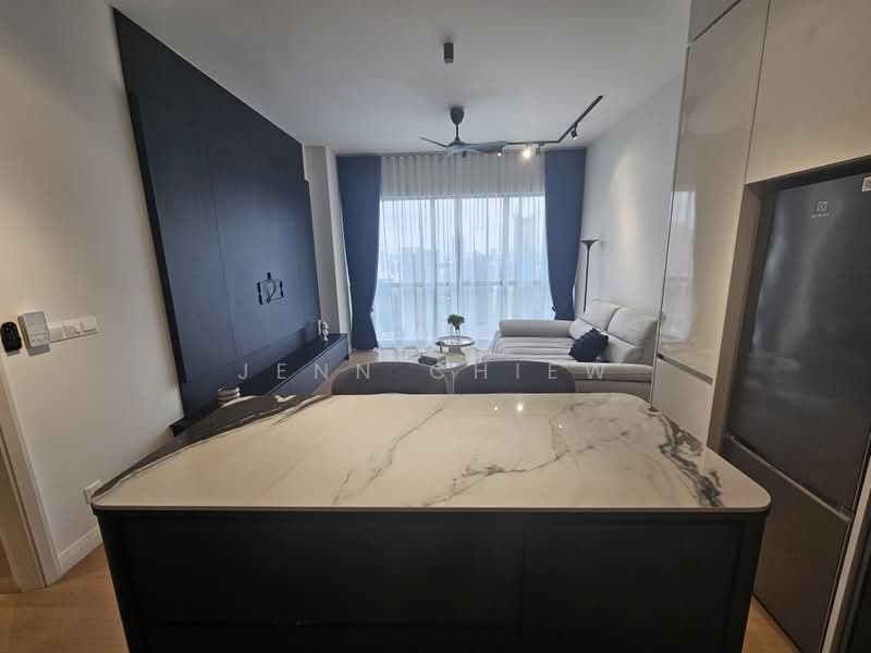 Service Residence for Rent at TRX Residences - Jenn Chiew - Living Room - PropertyGuru.com.my