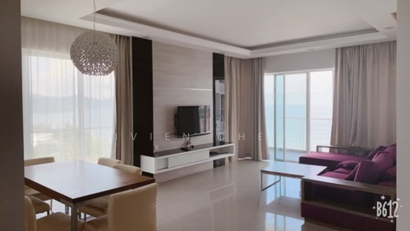 Condominium for Rent at Bayu Ferringhi Condominiums - Vivien Cheah - Living Room - PropertyGuru.com.my