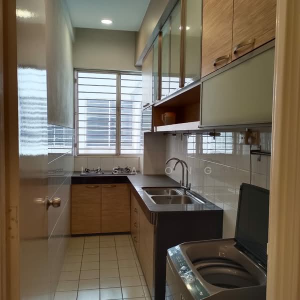 Condominium for Sale at Plaza Menjalara - Lisa Ong - Kitchen and laundry area - PropertyGuru.com.my