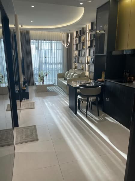 Servis Apartment untuk Dijual di The Address @ Maxim Pelangi - Darren Chen - Living Room - PropertyGuru.com.my