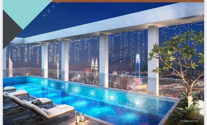 Servis Apartment untuk Disewa di Trion 2 @ KL - Cady Koh - Pool - PropertyGuru.com.my